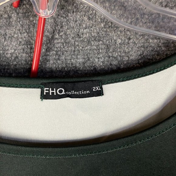 FHQ Dress Women's 2XL Maxi Multicolor Polyester Sleeveless XXL - Picture 3 of 7